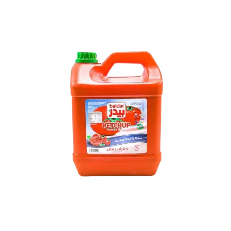 Baidar Tomato Ketchup Gallon 5 kg × 4 - Carton