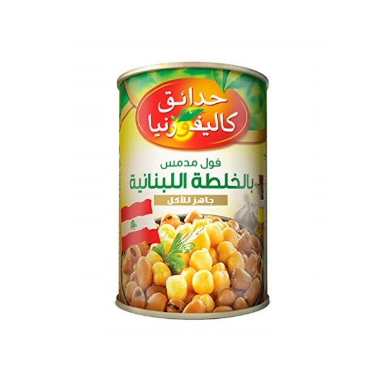 California Fava Beans Lebanese Recipe 450 gm × 12 - Carton