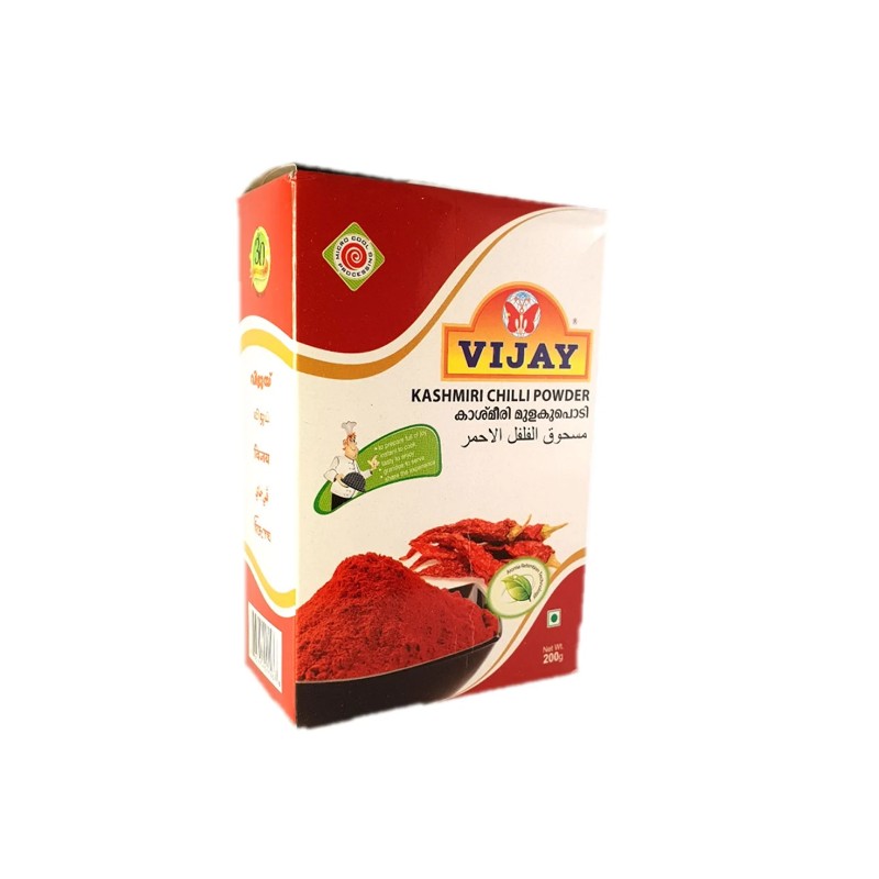 Vijay Kashmiri Chilly Powder 200 gm × 48 - Carton