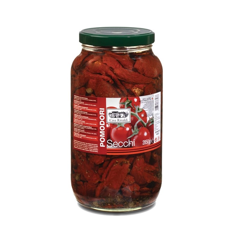 Casa Rinaldi Sun Dried Tomatoes in Oil 2.85 × 4 - Carton