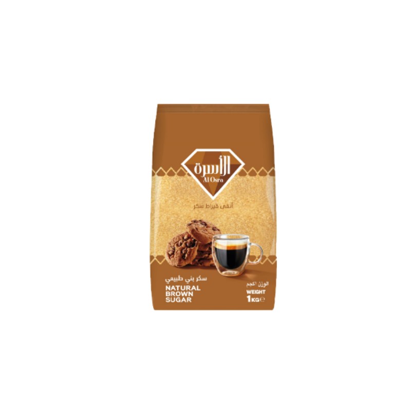 Al Osra Brown Sugar 1 kg × 20 - Carton