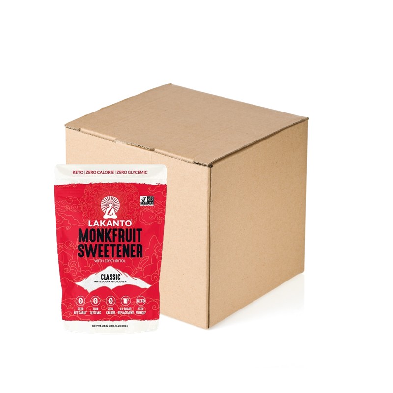 Lakanto Monkfruit Sweetener Classic 800 gm × 8 - Carton