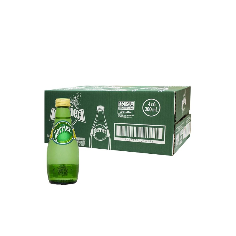 Perrier Sparkling Water 200 ml × 24 - Carton