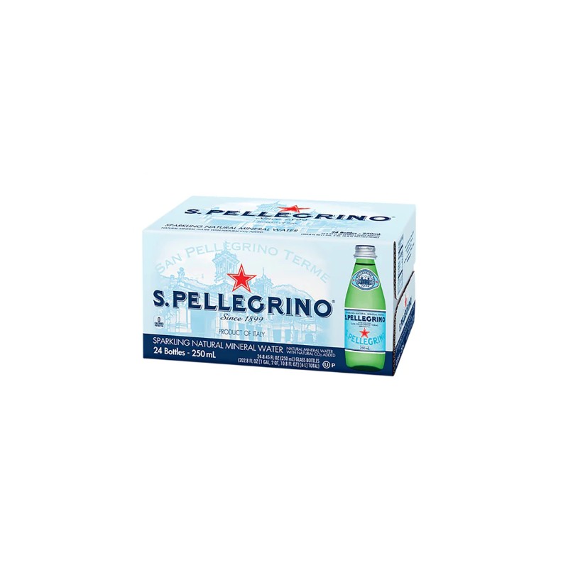 S.Pellegrino Sparkling Water 250 ml × 24 - carton