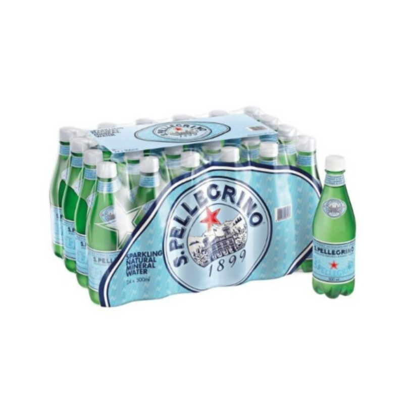 S.Pellegrino Sparkling Water 500 ml × 24 - Carton