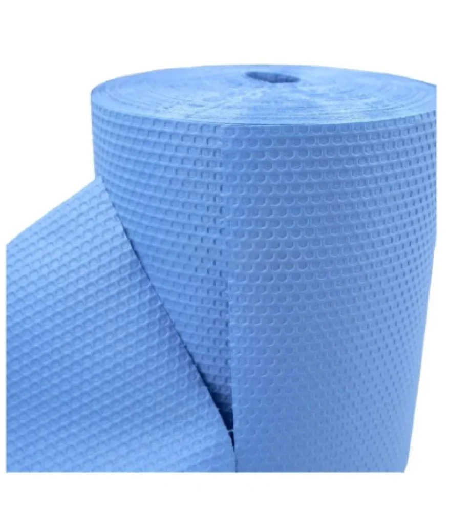 Blue paper towel rolls, 475 sheets