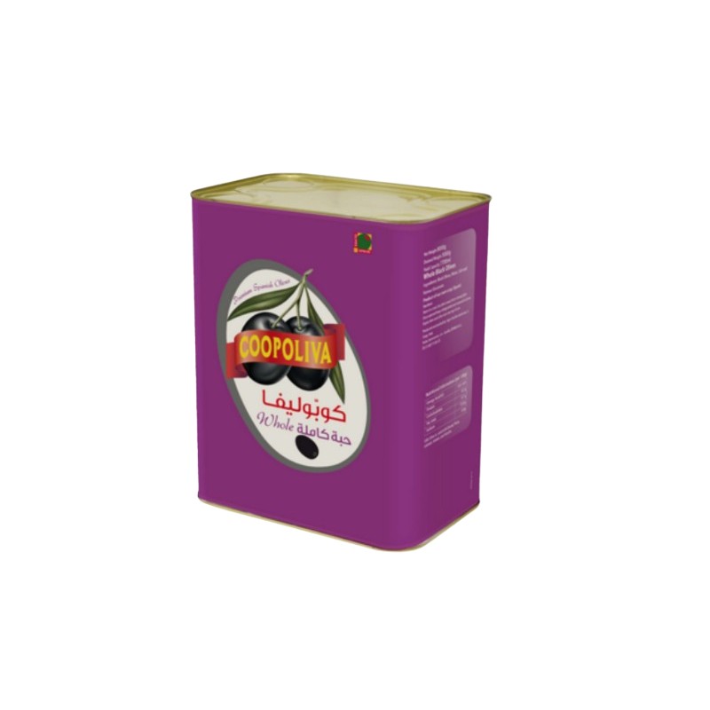 Coopoliva Black Olives 5 kg × 2 - Carton