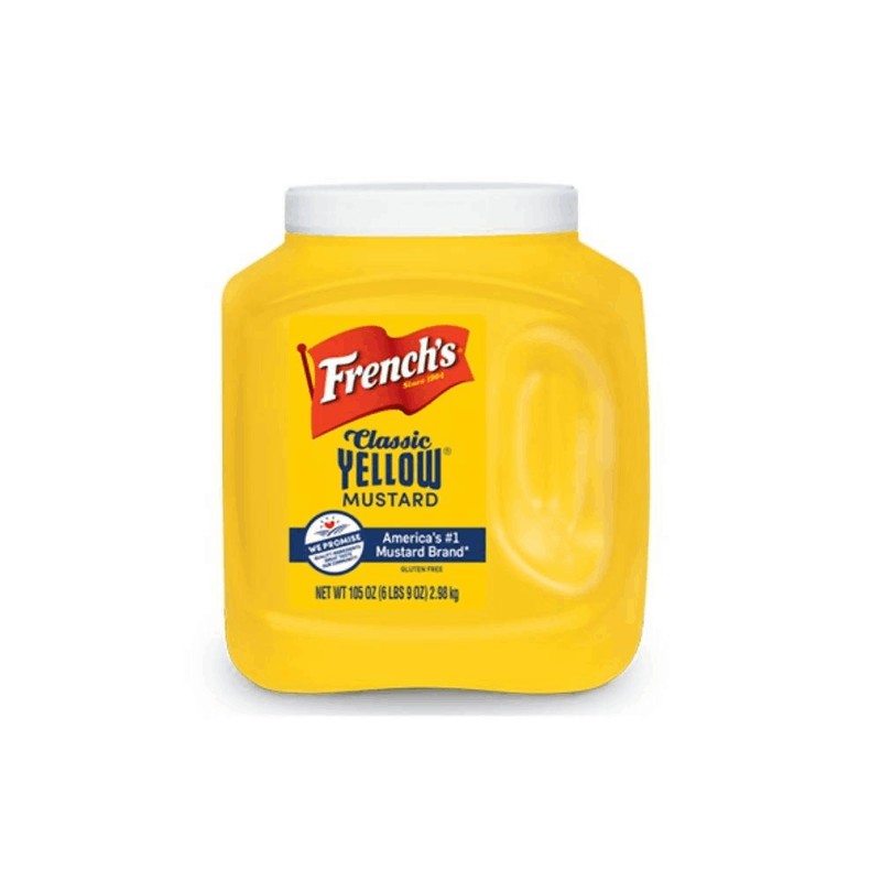 French's Classic Yellow Mustard 2.97 kg × 4 - carton