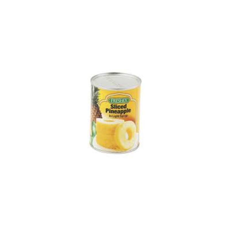 Freshly Sliced Pineapple In Light Syrup 3 kg × 6 - Carton