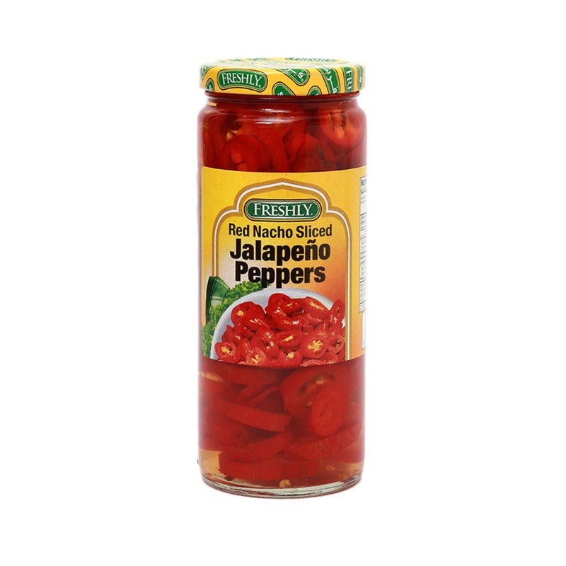 Freshly Red Sliced Jalapenos 510 gm × 12 - Carton