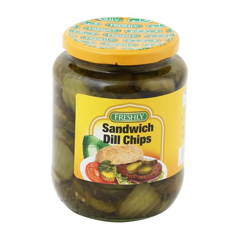 Freshly sandwich dill chips 740 gm × 12 - Carton