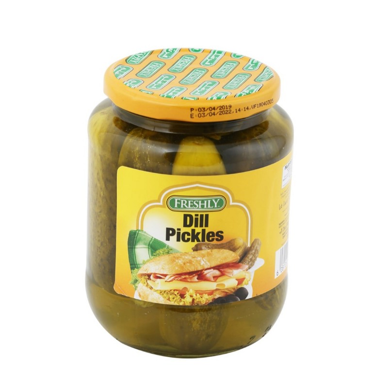 Freshly Whole Dill Pickles 740 gm × 12 - Carton