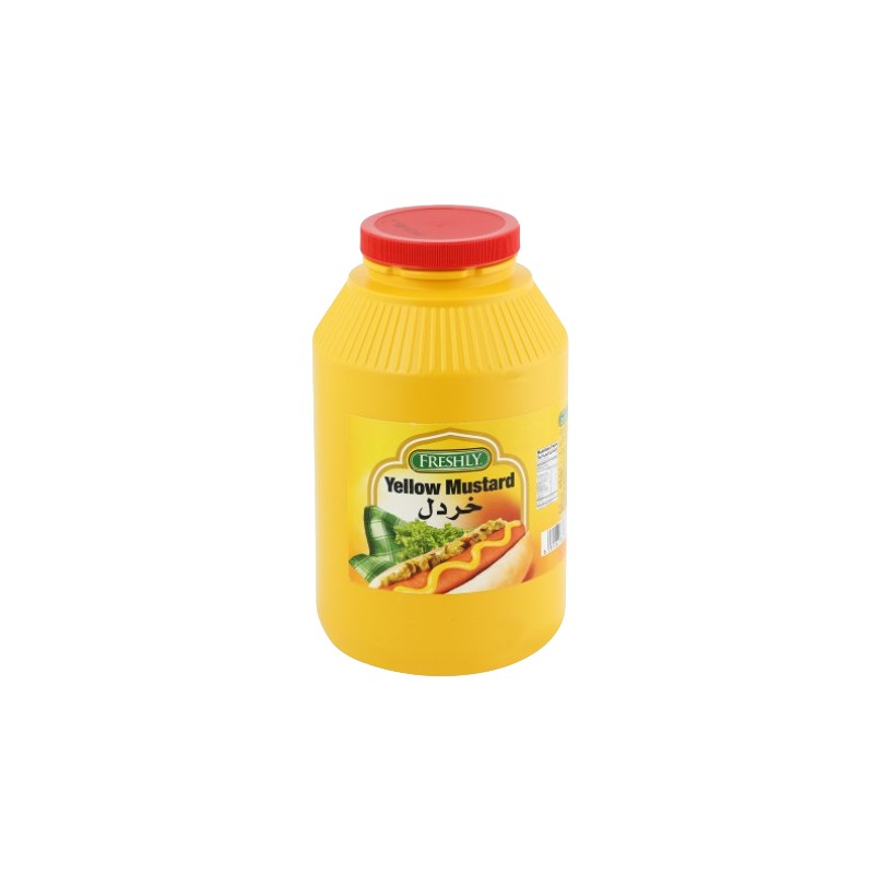Freshly Yellow Mustard 3.62 kg × 4 - Carton