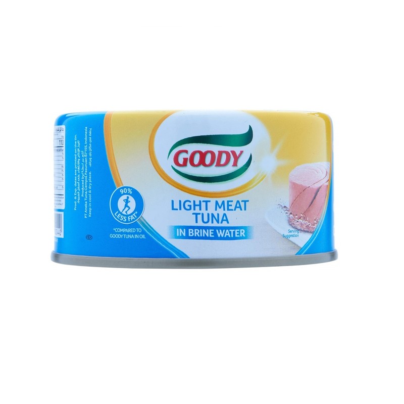 Goody Light Meat Tuna in Brine Water 185 gm × 48 - Carton