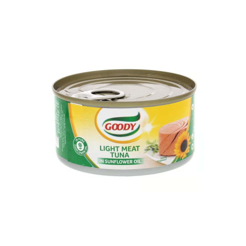 Goody Meat Tuna With Sunflower Oil 185 gm × 48 - Carton