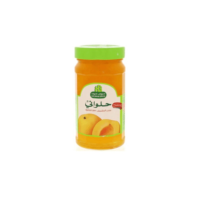 Halwani Apricot Jam 400 gm × 12 - Carton