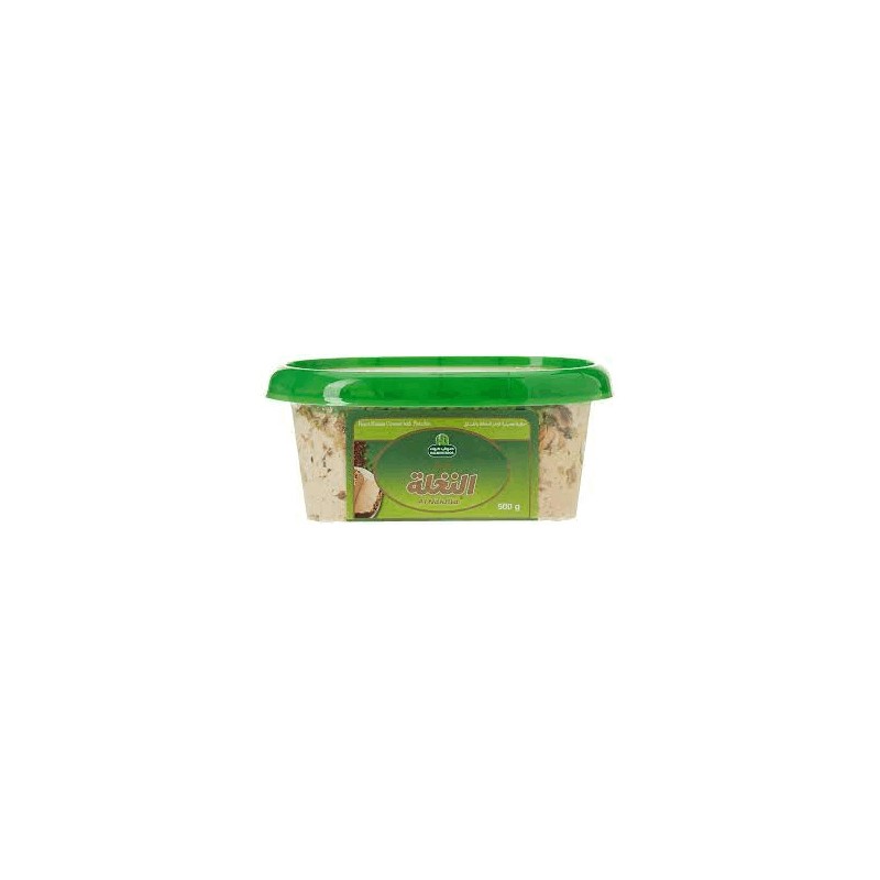Halwani Al Nakhla Finest Halawa Covered With Pistachio 500 gm × 12 - Carton