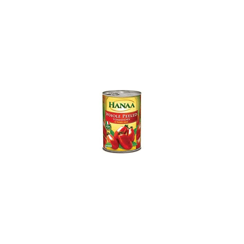 Hanaa Whole Peeled Tomatoes 400 gm × 24 - Carton