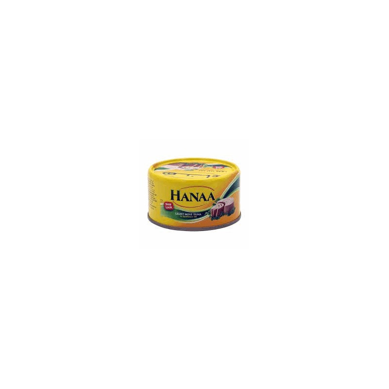 Hanaa Light Meat Tuna In Sunflower Oil 185 gm × 48 - Carton