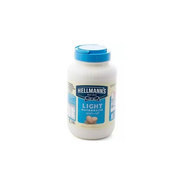 Hellmann’s Light Mayonnaise 3.78 L × 4 - Carton