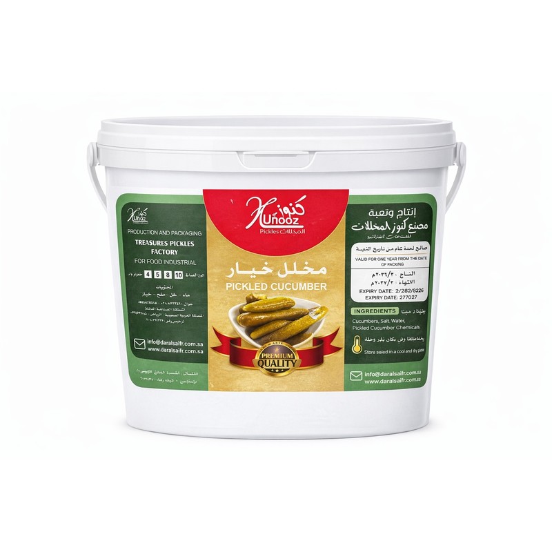 Kunooz Whole Cucumber Pickles 6 kg