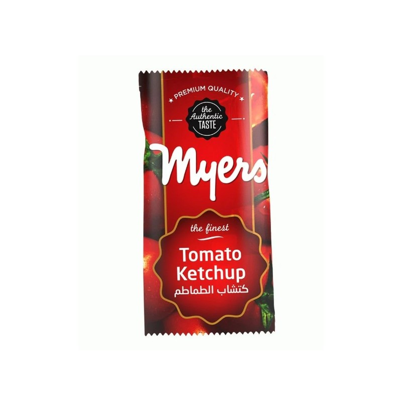 Myers Tomato Ketchup Sachets 9 gm × 1000 - Carton