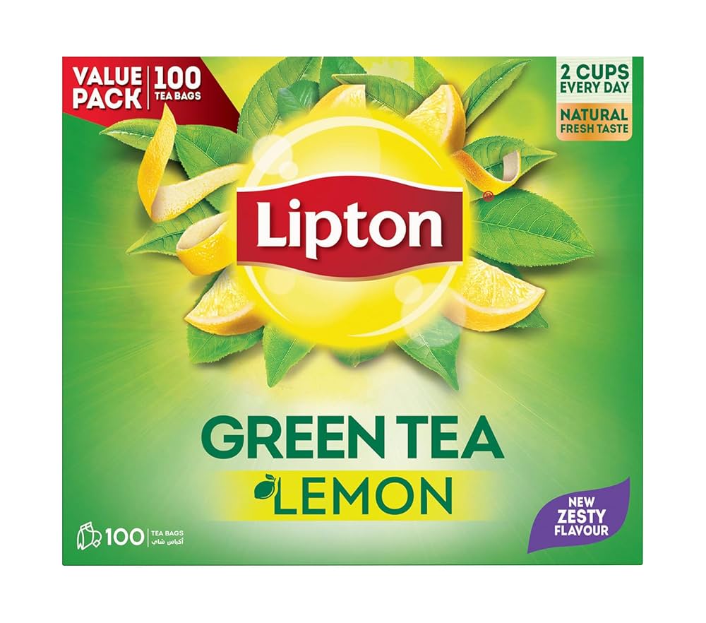 Lipton Green Lemon 100 Tea Bags