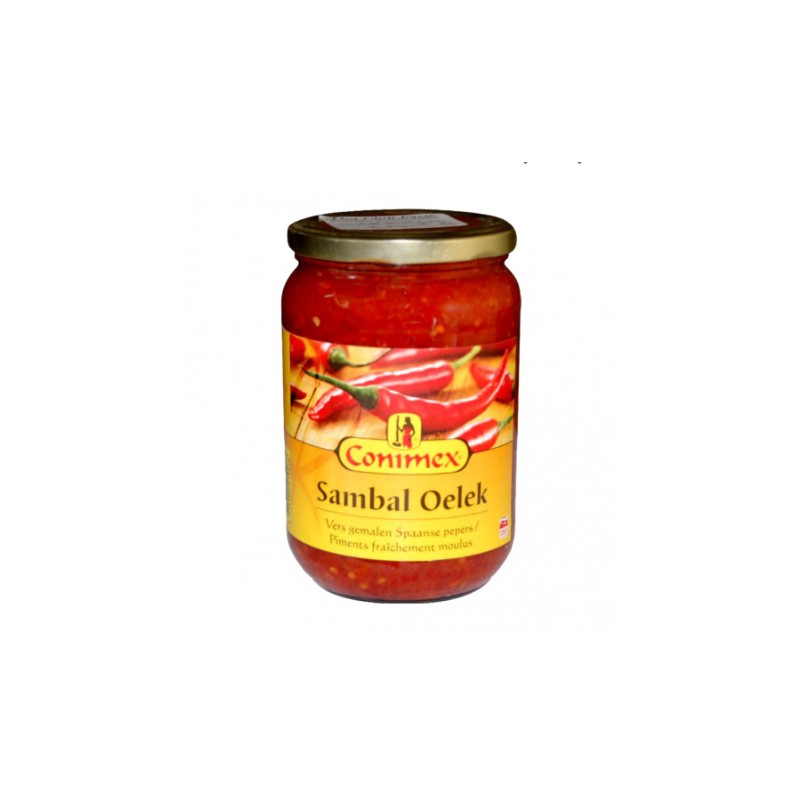 Sambal Oelek Ground Fresh Chili Pepper Paste 750 gm × 6 - Carton