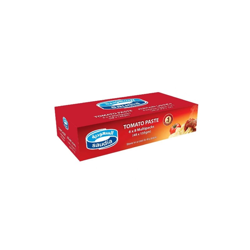 Saudia Tomato Paste 135 gm × 48 - Carton