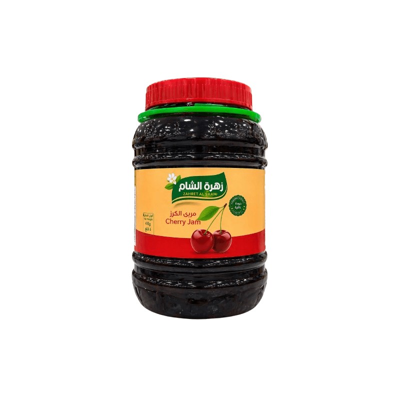 Zahrat Alsham Cherry Jam 5 kg × 4 - Carton