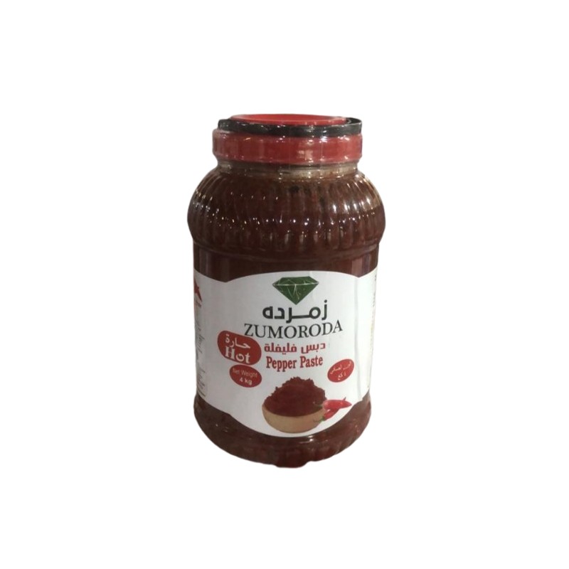 Zumoroda Red Chili Pepper Paste 4 kg × 4 - Carton