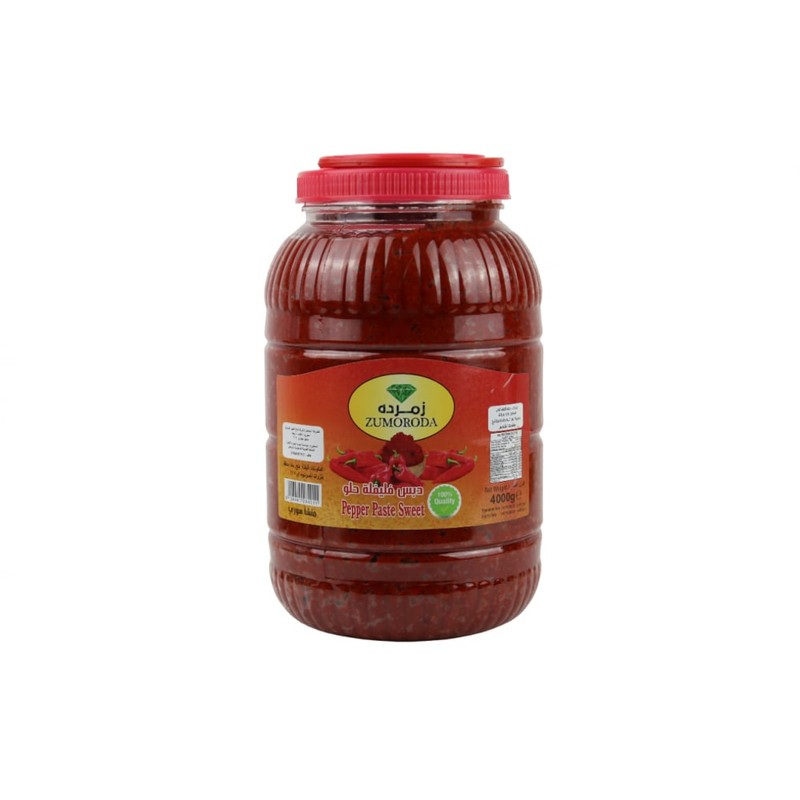 Zumoroda Pepper Paste Regular 4 kg × 4 - Carton