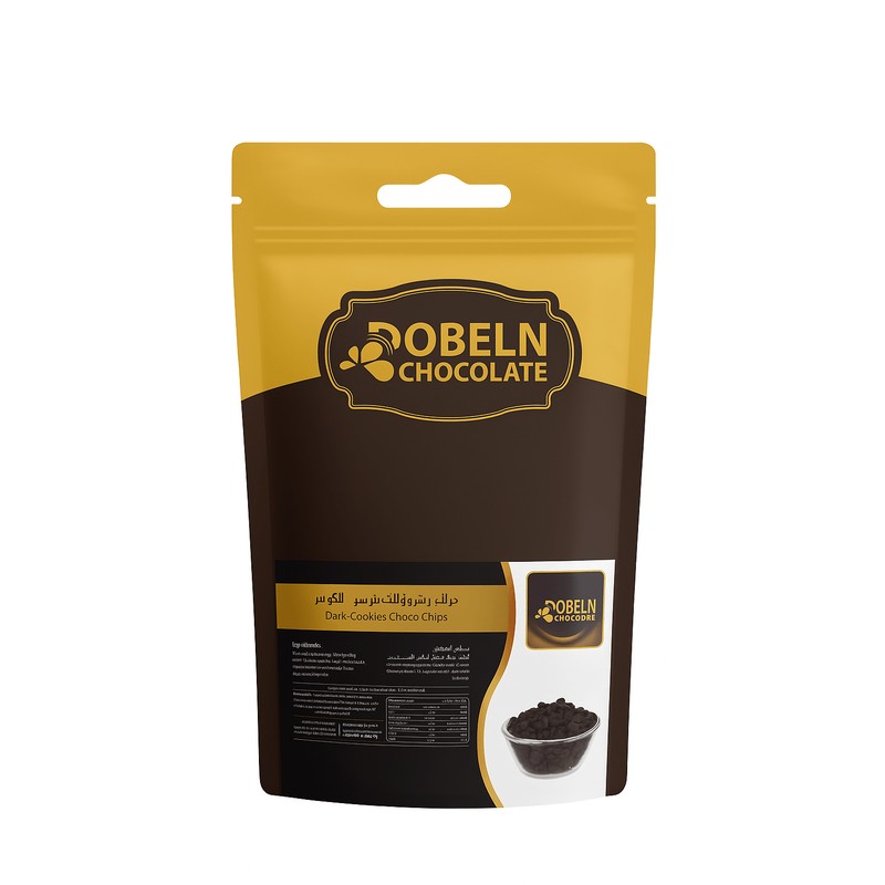 Dobeln Dark Chocolate Callets For Cookies 1 kg × 5 - Carton