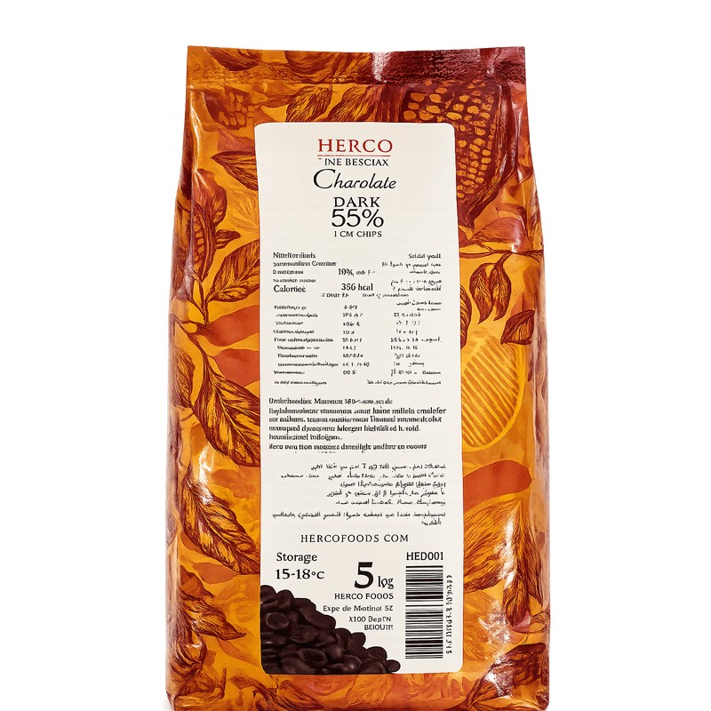 Herco Dark Chocolate Coins 55% - 5 kg