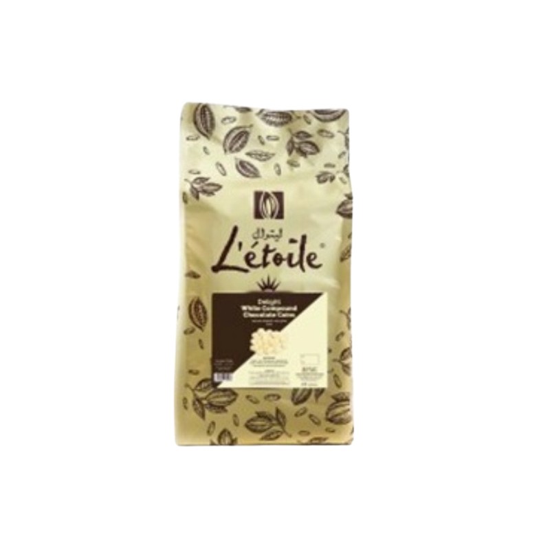 Letoile White Chocolate Callets 30 % - 5 Kg