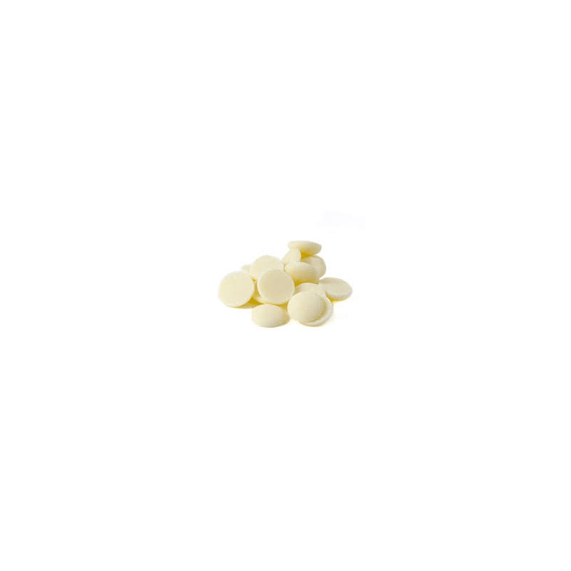 Lova Chocolate Callets White 28 % - 5 kg × 2 - Carton