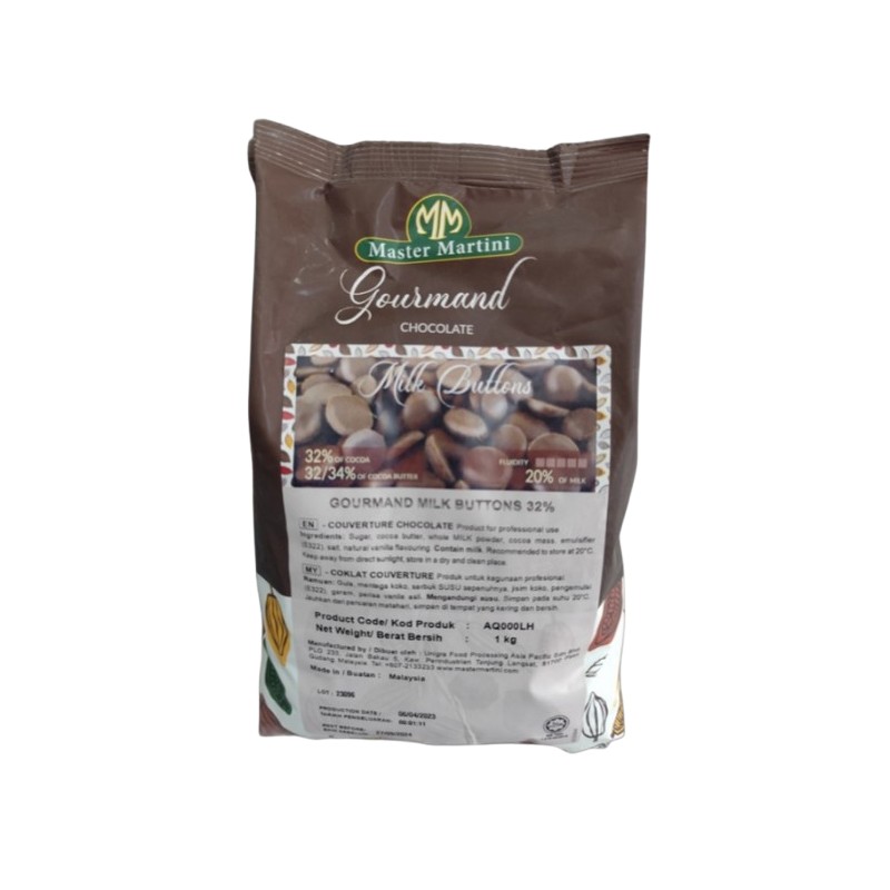 Master Martini Couverture Milk 32% - 10 Kg