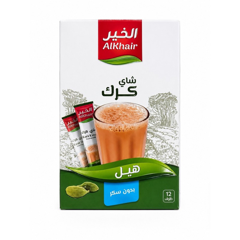 AL Khair Chai Karak Tea with Cardamom 15 gm × 12 pcs × 12 - Carton