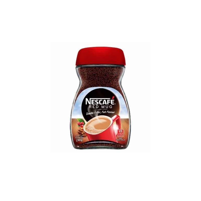 Nescafe Red Mug Instant Coffee 50 gm × 12 - Carton