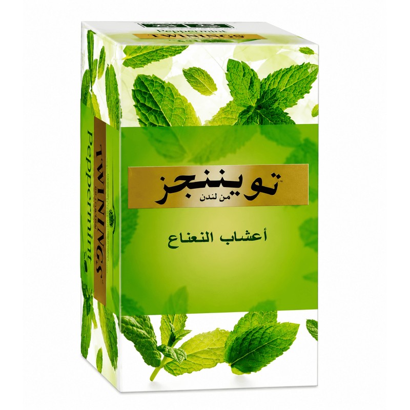 Twinings Pure Peppermint 20 bags × 6 - Carton