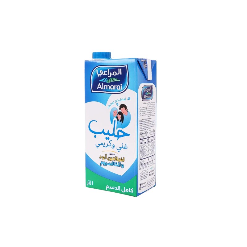 Almarai Full Cream Milk 1 L × 12 - Carton