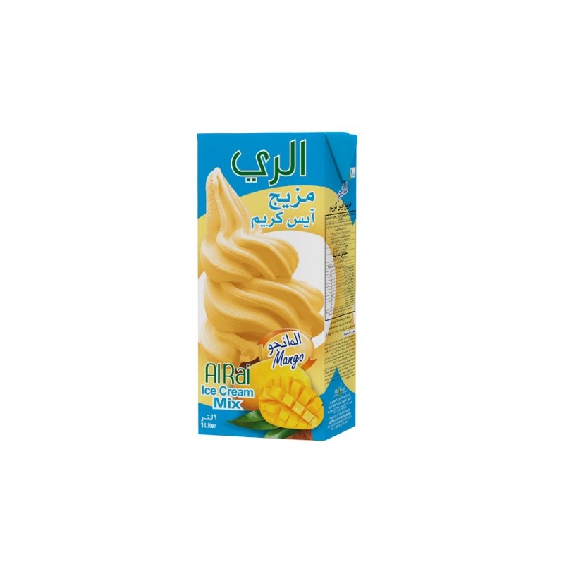 Alrai Mango Ice Cream Mix 1 L × 12 - Carton