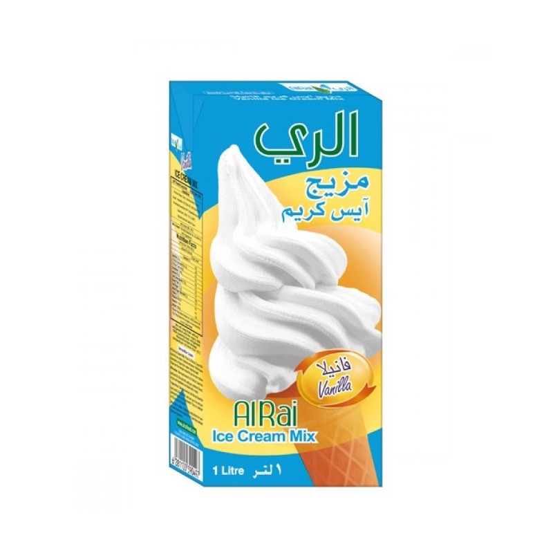 Alrai Vanilla Ice Cream Mix 1 L × 12 - Carton
