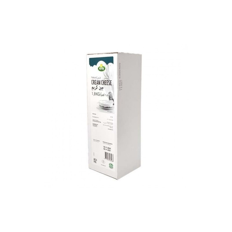Arla Natural Cream Cheese 1.8 kg × 3 - Carton