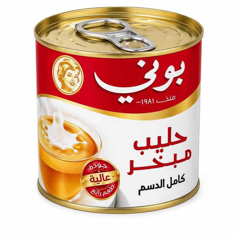 Bonny Evaporated Milk Full Cream 170 gm × 48 - Carton