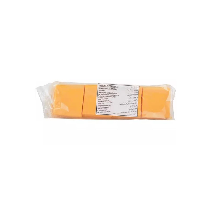 Forsana Processed Full Fat Cheddar Cheese 2.27 kg × 8 - Carton