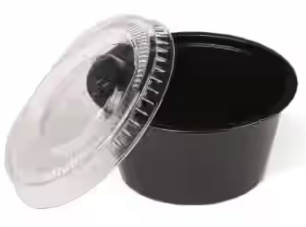 Black Sauce Cups, size 2