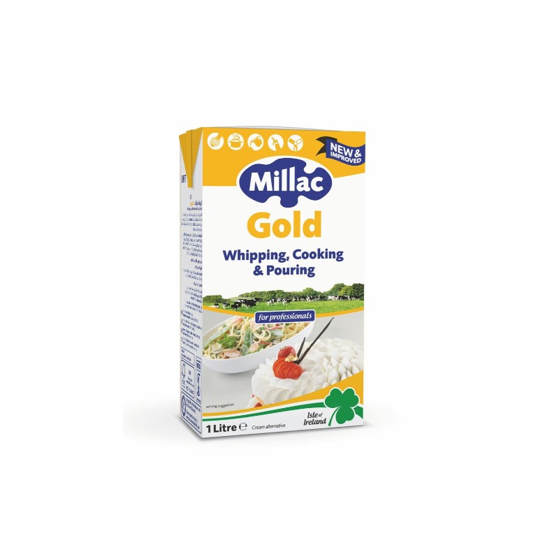 Millac Gold Blended Whipping , Cooking & Pouring Cream 1 L × 12 - Carton