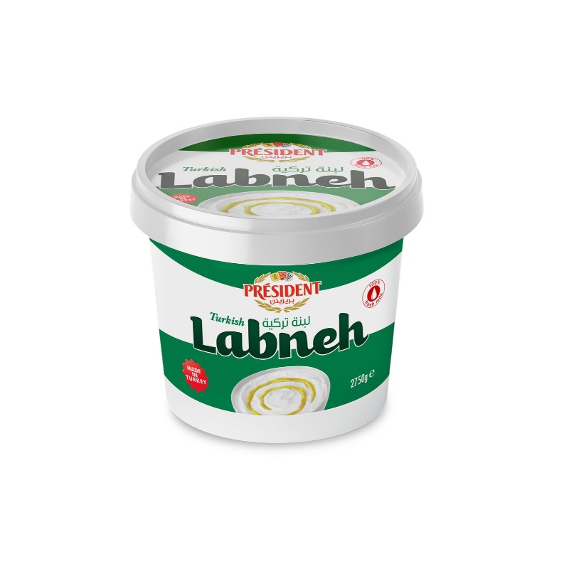 President Turkish Labneh 2.750 kg × 4 - Carton
