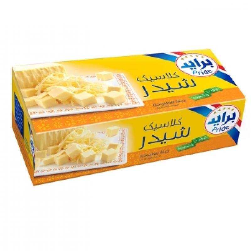 Pride Cheddar Cheese Block 1.8 kg × 6 - Carton